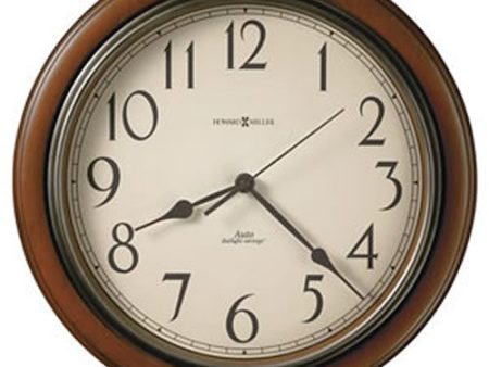 15 H Talon Wall Clock Medium Brown Online Sale