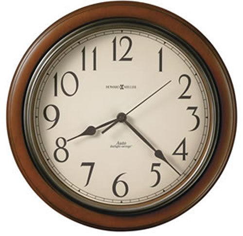 15 H Talon Wall Clock Medium Brown Online Sale