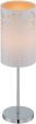 21 H Poppy 1-Light Table Lamps Chrome Hot on Sale