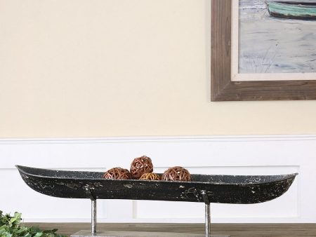 5 H River Boat Sculpture Hot on Sale