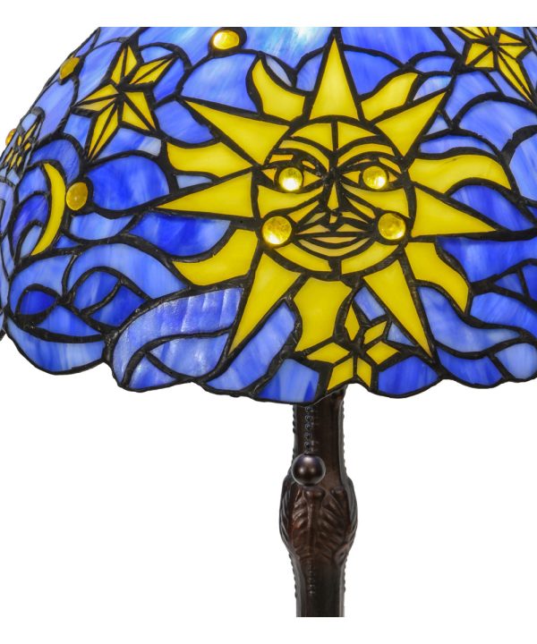 17 H Sun Moon & Stars Table Lamp Fashion