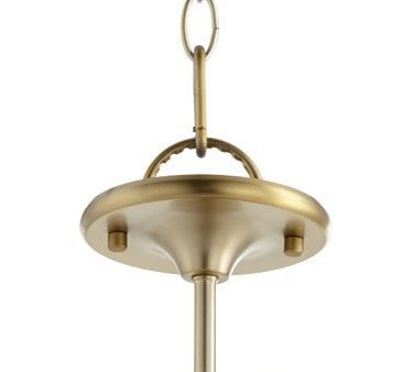 8 W Richmond 3-light Dual Mount Light Fixture Aged Brass Fashion