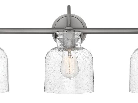 30 W Congress 3-Light Bath Three Light in Antique Nickel Cheap