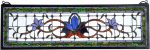 10 H x 33 W Fairytale Transom Stained Glass Window on Sale