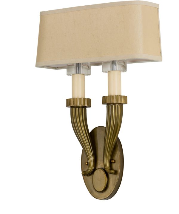 12 W Bancroft 2 Light Wall Sconce For Discount