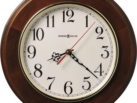 12 H Brentwood Quartz Wall Clock Windsor Cherry Cheap