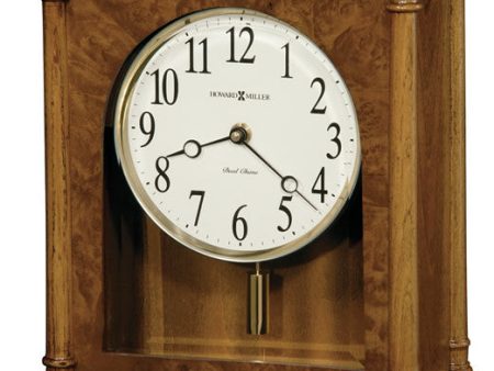 12 H Carly Mantel Clock Golden Oak Online now