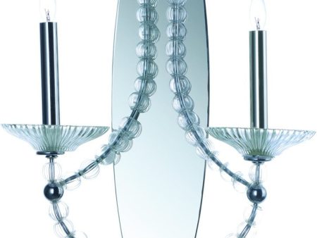 15 W Paris 2-Light Wall Sconce Polished Nickel Discount