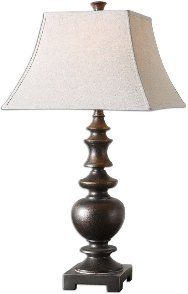 33 H Verrone 1-Light Table Lamp Dark Bronze Online Sale