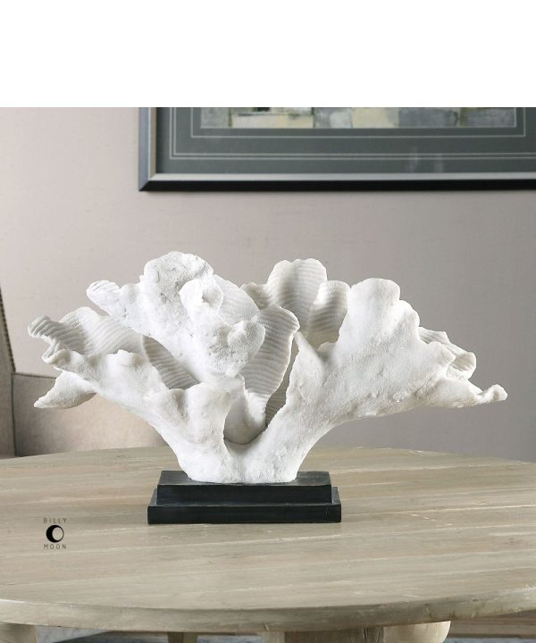 12 H Blade Coral Statue For Cheap