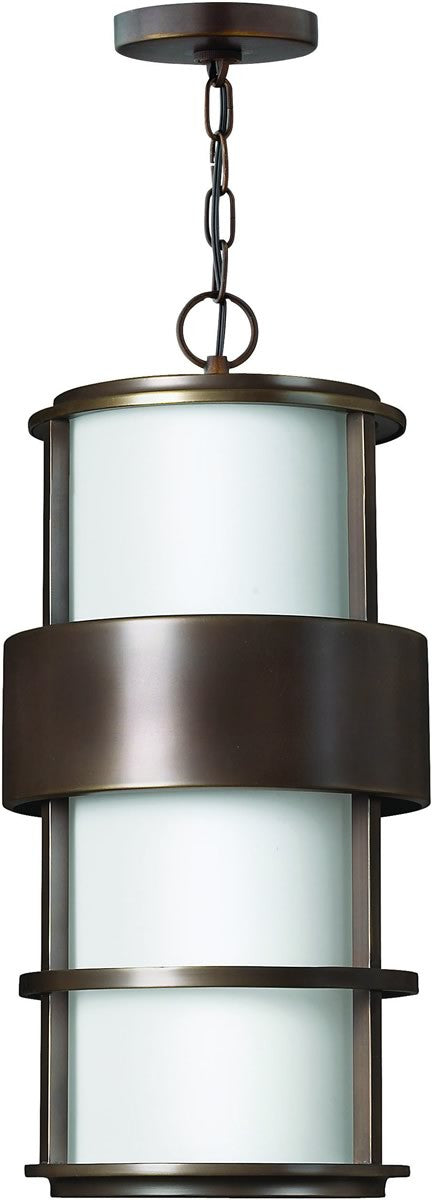 10 W Saturn 1-Light LED Outdoor Pendant Light Metro Bronze on Sale