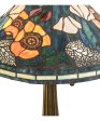 22 H Tiffany Poppy Cone Table Lamp For Sale