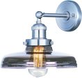 10 W Mini Hi-Bay 1-Light Wall Sconce Satin Nickel Sale