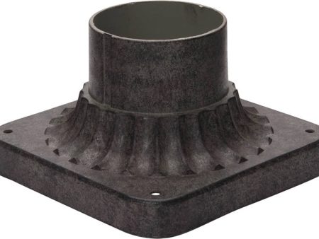 4 H Maxim Outdoor Cast Pier Mount Earth Tone Discount