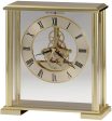 8 H Fairview Table-top Clock Polished Brass Online now