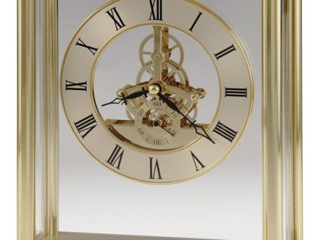 8 H Fairview Table-top Clock Polished Brass Online now