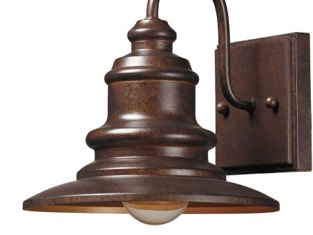 8 H Marina 1-Light Outdoor LED Sconce Hazelnut Bronze Online Hot Sale