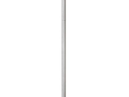 14 W Fletcher 2-Light Stem Hung Pendant in Aged Zinc with Polished Nickel Online