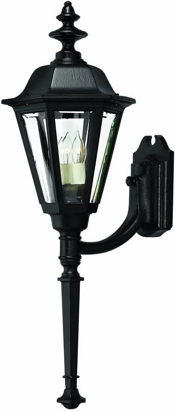 31 H Manor House 1-Light Large Outdoor Wall Lantern Black Cheap