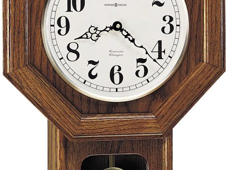 21 H Katherine Quartz Wall Clock Oak Yorkshire on Sale