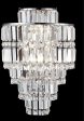 12 W Cathedral Crystal Wall Sconce Antique Bronze Online Sale