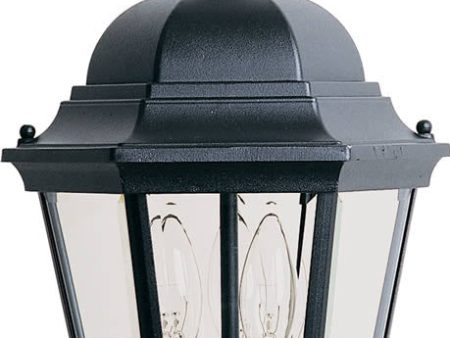 9 W Westlake 3-Light Outdoor Hanging Lantern Black Discount