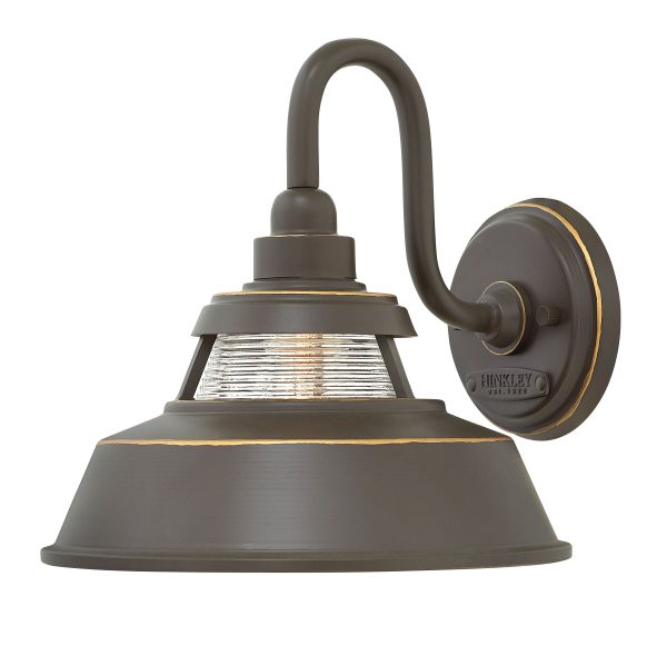 10 H Troyer 1-Light Medium Outdoor Wall Light in Oil Rubbed Bronze Sale