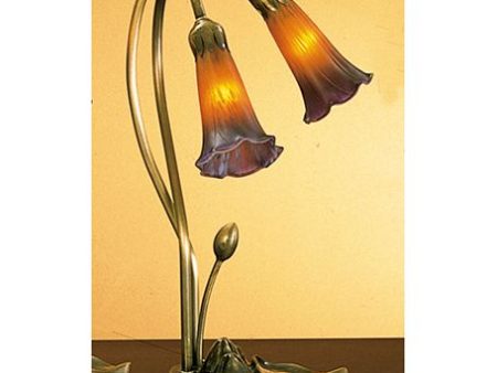 16 H 2-Light Lily Amber Purple on Sale