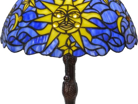 17 H Sun Moon & Stars Table Lamp Fashion