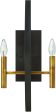 10 W Euclid 2-Light Wall Sconce Spanish Bronze For Cheap