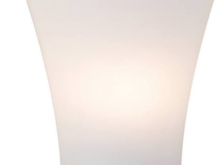 9 W Conico 1-Light Wall Sconce Satin Nickel For Discount