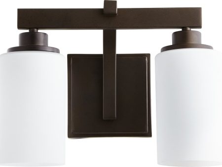 13 W Lancaster 2-light Bath Vanity Light Oiled Bronze Online Hot Sale