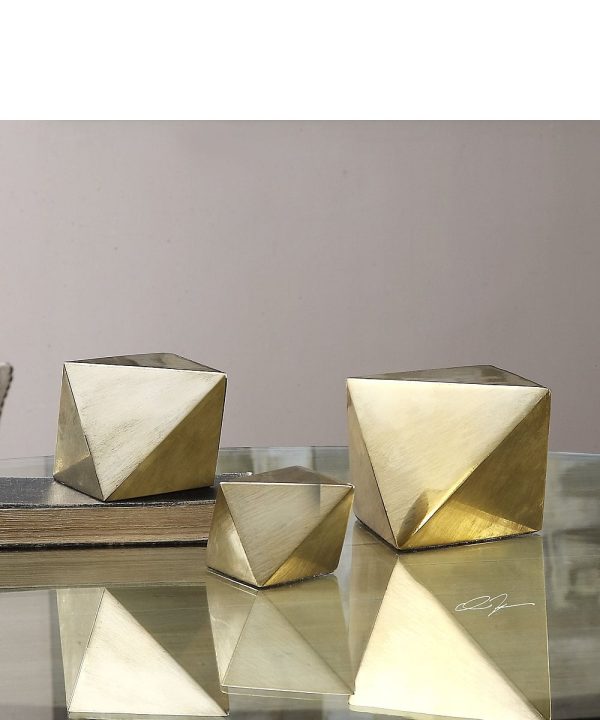 5 H Rhombus Champagne Accents Set of 3 Sale