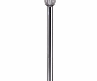 56 H Joaquin Crystal Floor Lamp Single Clear Chrome Fashion