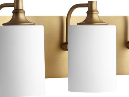 25 W Celeste 3-light Bath Vanity Light Aged Brass For Sale