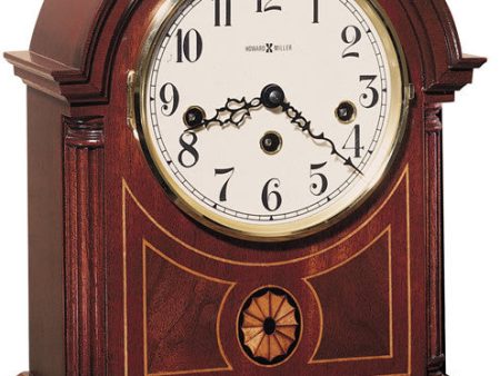 12 H Barrister Mantel Clock Mahogany on Sale