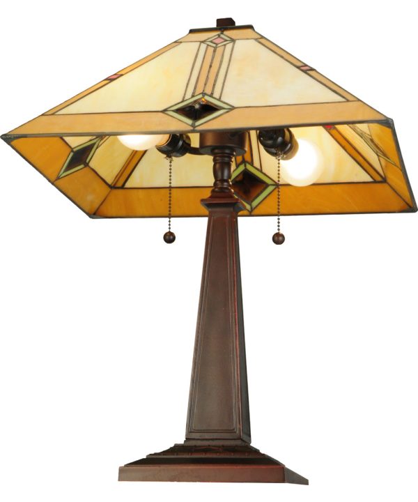 22 H Diamond Mission Table Lamp Online