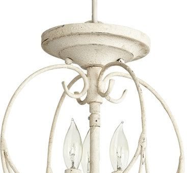 11 W Ariel 3-light Dual Mount Light Fixture Persian White Hot on Sale