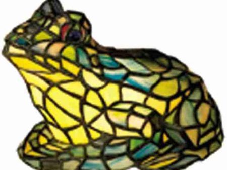 7 H Mini Tiffany Frog Accent Lamp Discount