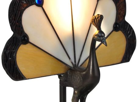 10 H Alexander Tiffany Accent Lamp Antique Bronze For Discount