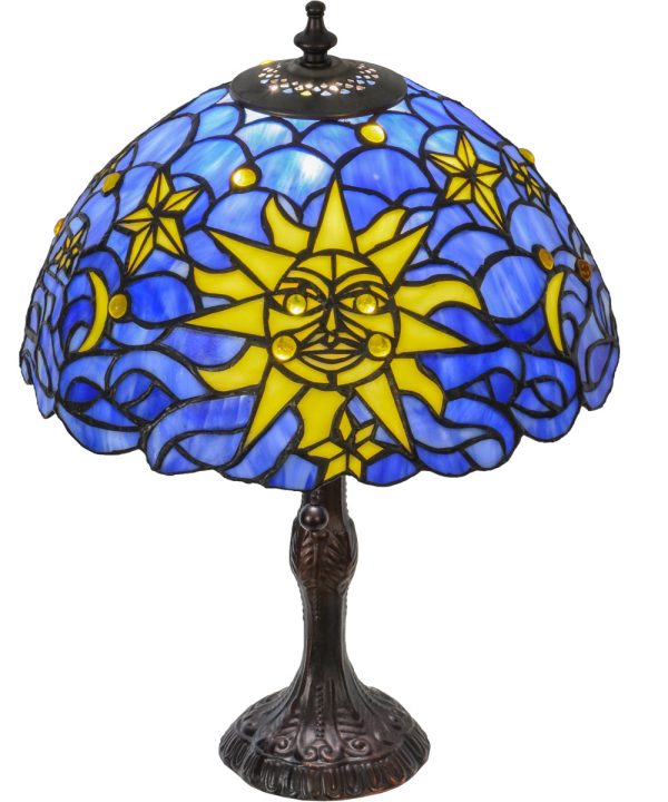 17 H Sun Moon & Stars Table Lamp Fashion