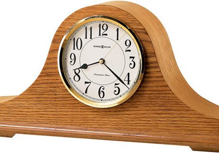 9 H Nicholas Mantel Clock Golden Oak Supply