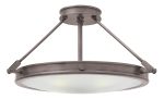 22 W Collier 4-Light Semi-flush Mount in Antique Nickel Online now