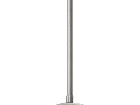 12 W Somerset 1-Light Stem Hung Pendant in Brushed Nickel Discount