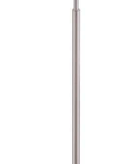 59 H Lanterna II 1-Light Arched Floor Lamps Polished Silver For Discount