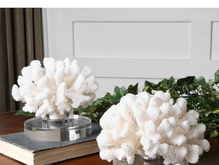 6 H Hard Coral Sculptures Set of 2 Sale