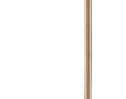 58 H Cupola 1-Light Arch Floor Lamp Brushed Brass For Cheap