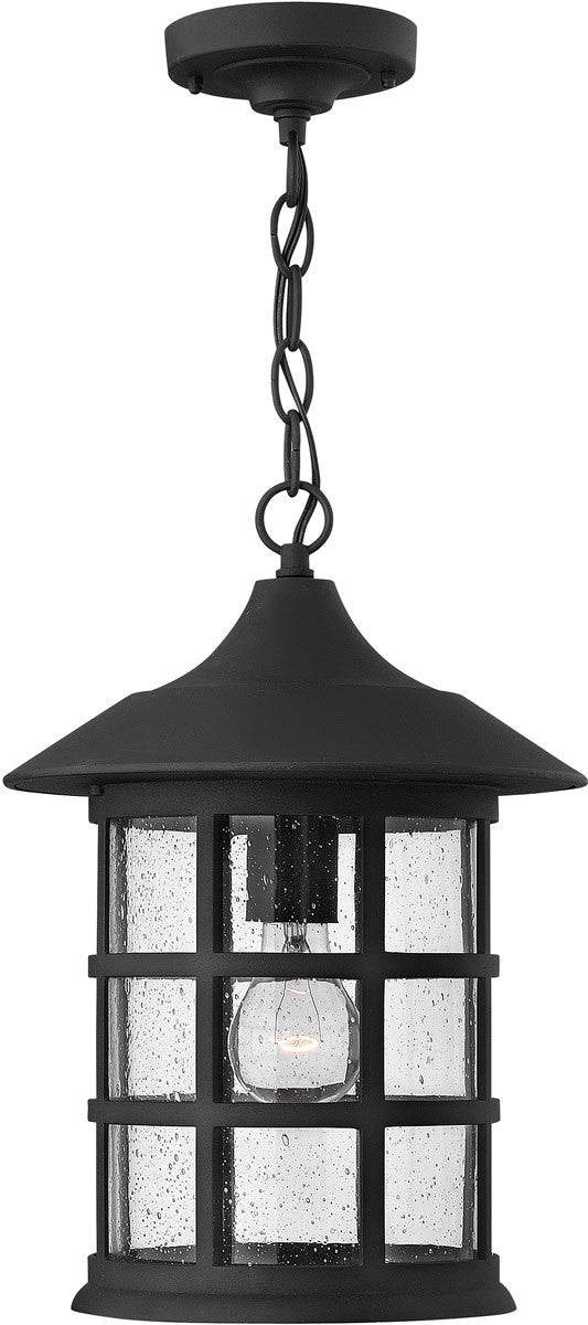 10 W Freeport 1-Light Outdoor Hanging Light Black Hot on Sale