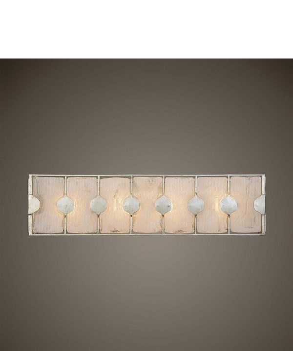 27 W Rene 4 Light Swirl Glass Vanity on Sale