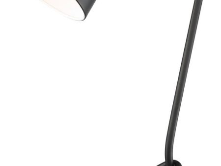 24 H Quana 1-Light Table Lamp Black Cheap